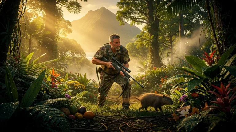 Premier chasse en Martinique confrontant les réflexes guadeloupéens dans une forêt tropicale dense